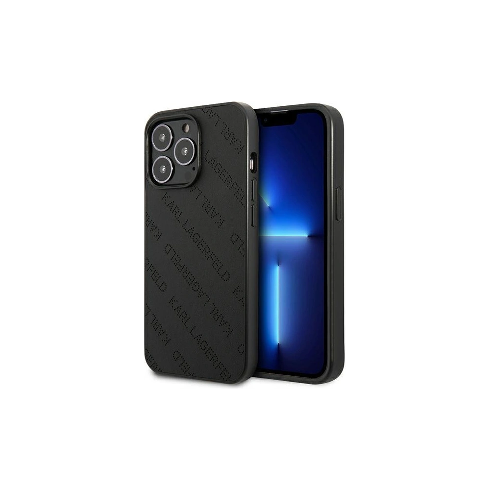 Hurtownia GSM - Etui Karl Lagerfeld KLHCP13LPTLK Apple iPhone 13 Pro hardcase černý/black Perforated Allover - KLD955BLK - {ean13} - Hurt