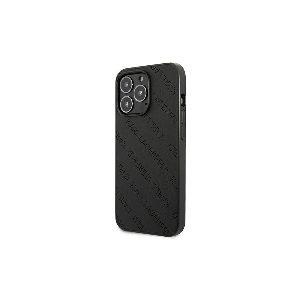 Hurtownia GSM - Etui Karl Lagerfeld KLHCP13LPTLK Apple iPhone 13 Pro hardcase czarny/black Perforated Allover - KLD955BLK - {ean13} - Hurt