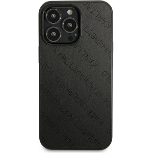 Etui Karl Lagerfeld KLHCP13LPTLK Apple iPhone 13 Pro hardcase czarny/black Perforated Allover