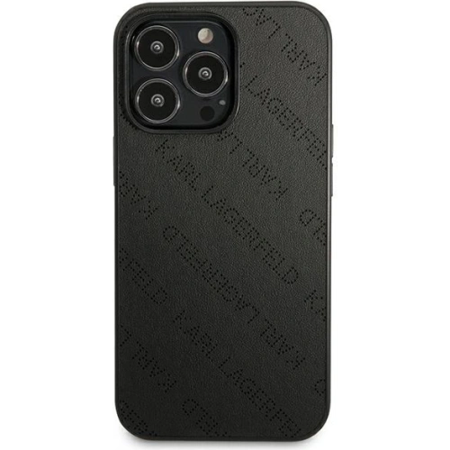 Etui Karl Lagerfeld KLHCP13LPTLK Apple iPhone 13 Pro hardcase czarny/black Perforated Allover