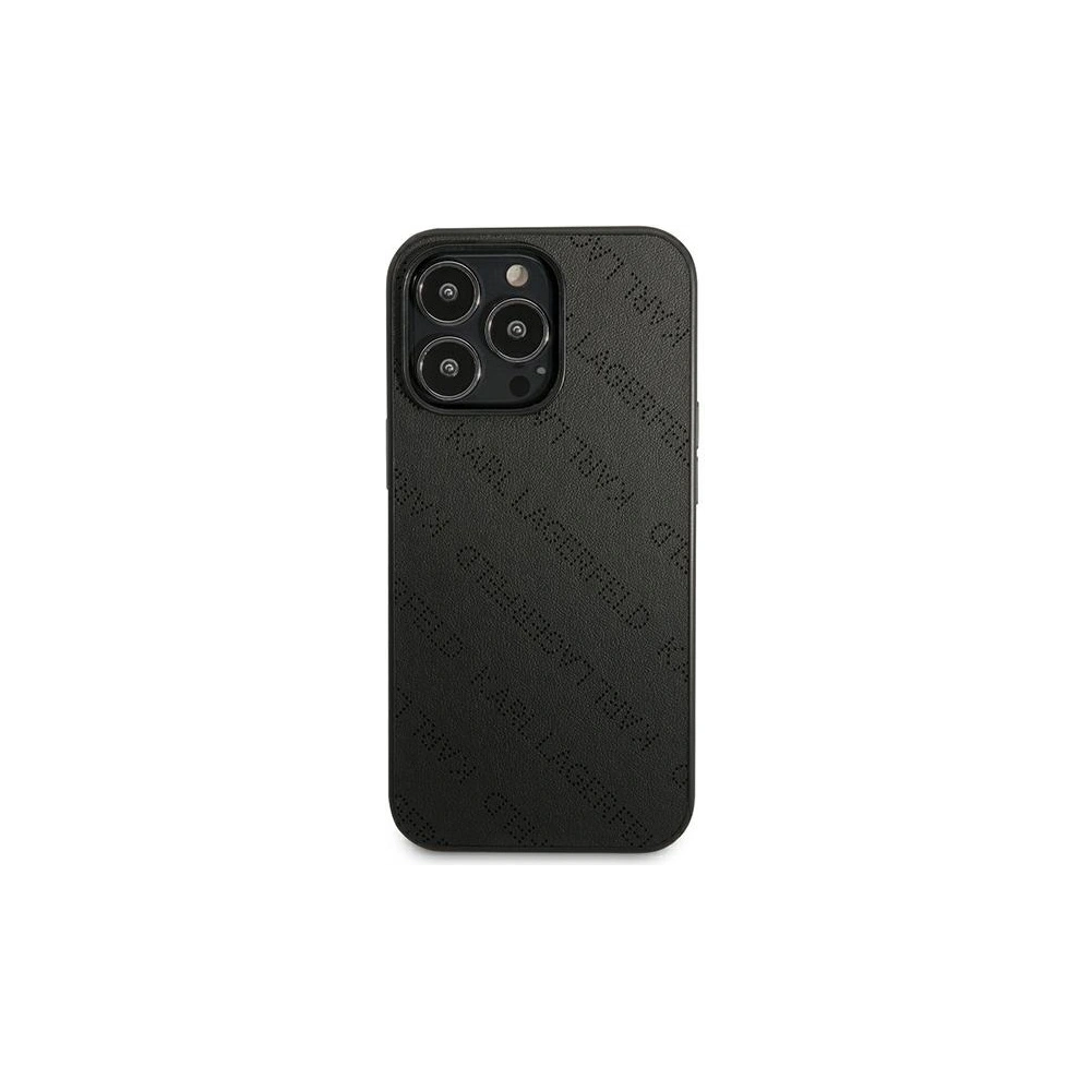 Hurtownia GSM - Etui Karl Lagerfeld KLHCP13LPTLK Apple iPhone 13 Pro hardcase czarny/black Perforated Allover - KLD955BLK - {ean13} - Hurt
