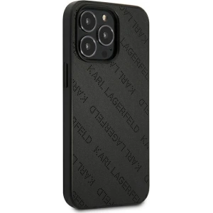 Etui Karl Lagerfeld KLHCP13LPTLK Apple iPhone 13 Pro hardcase czarny/black Perforated Allover