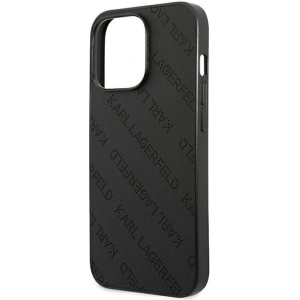 Etui Karl Lagerfeld KLHCP13LPTLK Apple iPhone 13 Pro hardcase czarny/black Perforated Allover