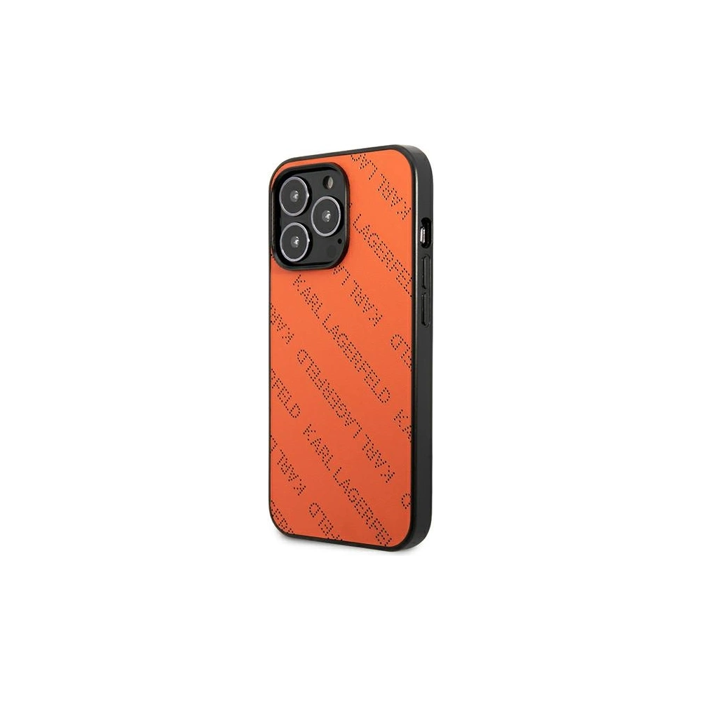 Hurtownia GSM - Etui Karl Lagerfeld KLHCP13LPTLO Apple iPhone 13 Pro hardcase oranžový/orange Perforated Allover - KLD956ORG - {ean13} - Hurt