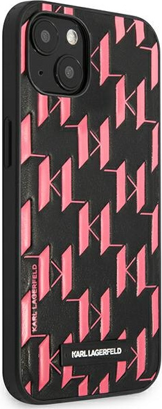 Kryt Karl Lagerfeld KLHCP13MMNMP1P Apple iPhone 13 hardcase pink Monogram Plaque