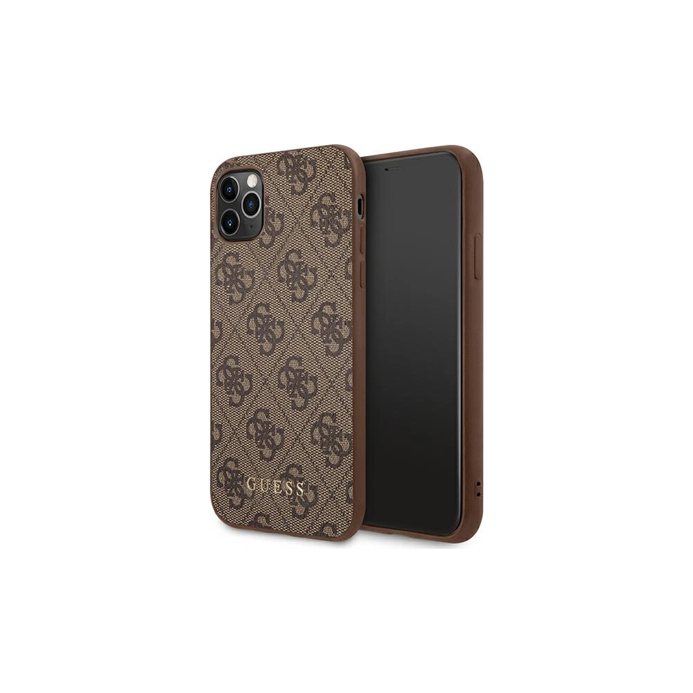 Hurtownia GSM - Etui Guess GUHCN58G4GFBR Apple iPhone 11 Pro hnědý/brown hard case 4G Metal Gold Logo - GUE1825BR - {ean13} - Hurt