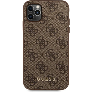 Hurtownia GSM - Etui Guess GUHCN58G4GFBR Apple iPhone 11 Pro hnědý/brown hard case 4G Metal Gold Logo - GUE1825BR - {ean13} - Hurt