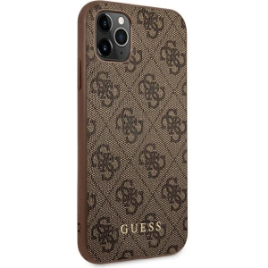 Hurtownia GSM - Etui Guess GUHCN58G4GFBR Apple iPhone 11 Pro hnědý/brown hard case 4G Metal Gold Logo - GUE1825BR - {ean13} - Hurt