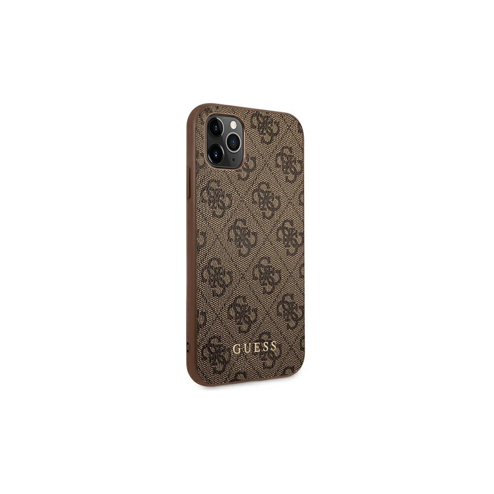 Hurtownia GSM - Etui Guess GUHCN58G4GFBR Apple iPhone 11 Pro hnědý/brown hard case 4G Metal Gold Logo - GUE1825BR - {ean13} - Hurt