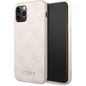 Hurtownia GSM - Etui Guess GUHCN58G4GFPI Apple iPhone 11 Pro růžový/pink tvrdý obal 4G Metal Gold Logo - GUE1826PNK - {ean13} - Hurt