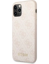 Wholesale Guess GUHCN58G4GFPI Apple iPhone 11 Pro pink hard case 4G Metal Gold Logo - GUE1826PNK - {ean13} - Hurt