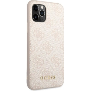 Hurtownia GSM - Etui Guess GUHCN58G4GFPI Apple iPhone 11 Pro růžový/pink tvrdý obal 4G Metal Gold Logo - GUE1826PNK - {ean13} - Hurt