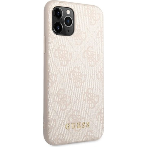 Etui Guess GUHCN58G4GFPI Apple iPhone 11 Pro różowy/pink hard case 4G Metal Gold Logo