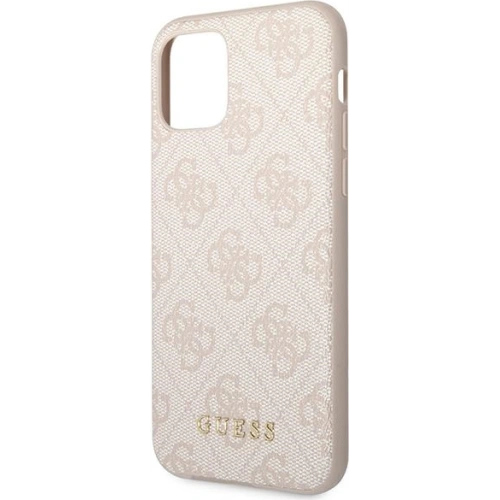 Etui Guess GUHCN58G4GFPI Apple iPhone 11 Pro różowy/pink hard case 4G Metal Gold Logo