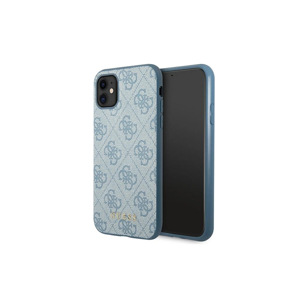 Hurtownia GSM - Etui Guess GUHCN61G4GFBL Apple iPhone 11 modrý/blue hard case 4G Metal Gold Logo - GUE1827BLU - {ean13} - Hurt