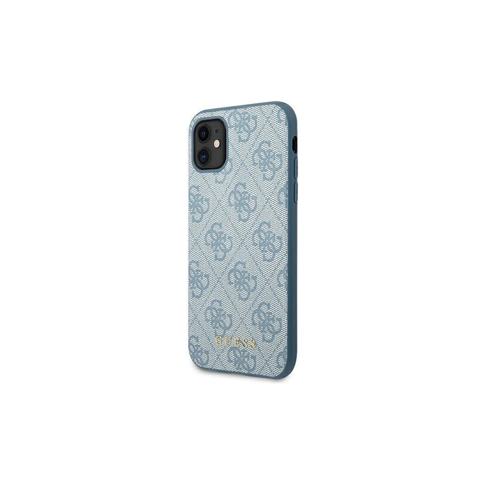 Hurtownia GSM - Etui Guess GUHCN61G4GFBL Apple iPhone 11 niebieski/blue hard case 4G Metal Gold Logo - GUE1827BLU - {ean13} - Hurt