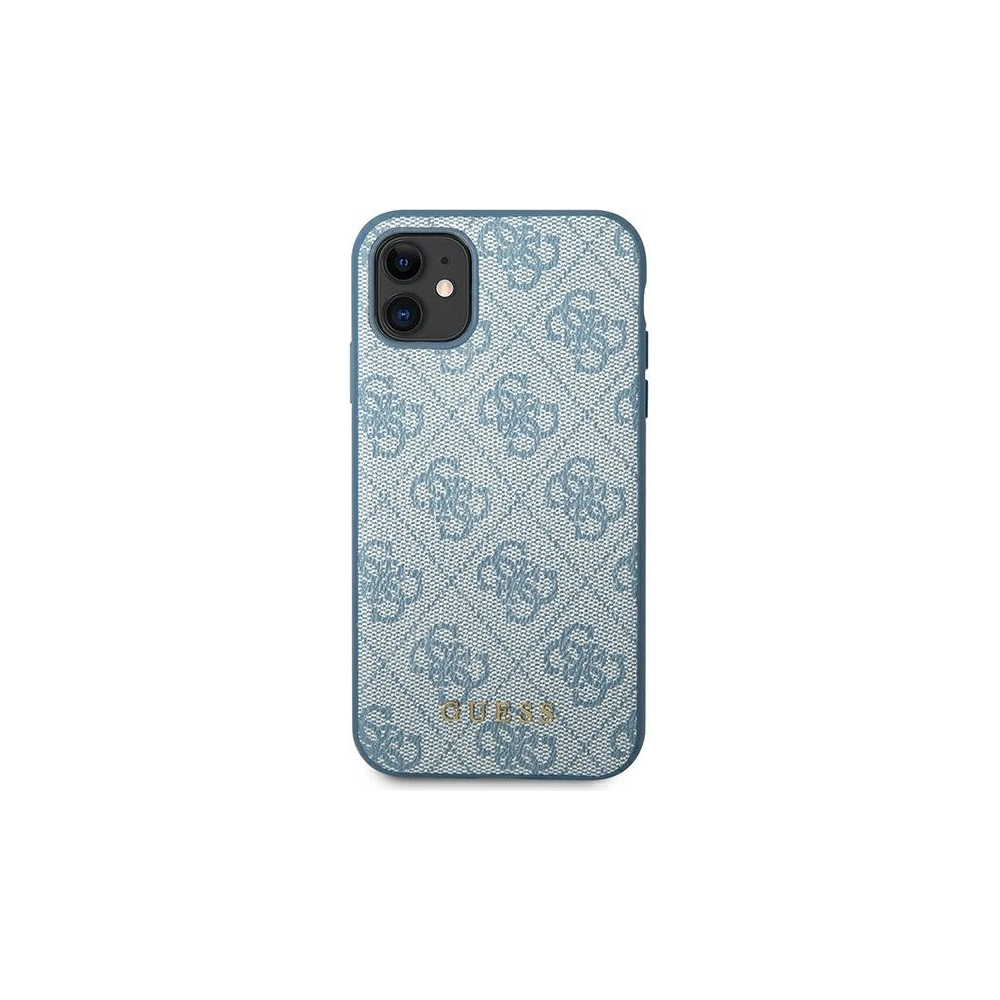 Hurtownia GSM - Etui Guess GUHCN61G4GFBL Apple iPhone 11 modrý/blue hard case 4G Metal Gold Logo - GUE1827BLU - {ean13} - Hurt