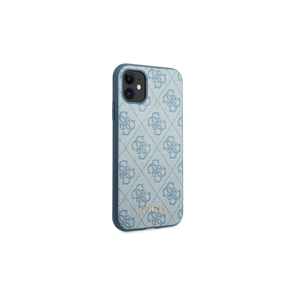 Hurtownia GSM - Etui Guess GUHCN61G4GFBL Apple iPhone 11 niebieski/blue hard case 4G Metal Gold Logo - GUE1827BLU - {ean13} - Hurt