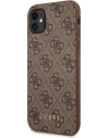 Hurtownia GSM - Etui Guess GUHCN61G4GFBR Apple iPhone 11 brązowy/brown hard case 4G Metal Gold Logo - GUE1828BR - {ean13} - Hurt