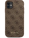 Hurtownia GSM - Etui Guess GUHCN61G4GFBR Apple iPhone 11 brązowy/brown hard case 4G Metal Gold Logo - GUE1828BR - {ean13} - Hurt