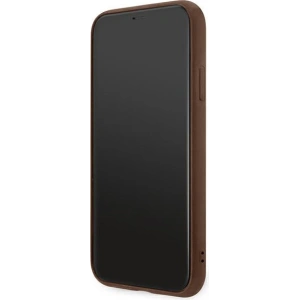 Hurtownia GSM - Etui Guess GUHCN61G4GFBR Apple iPhone 11 brązowy/brown hard case 4G Metal Gold Logo - GUE1828BR - {ean13} - Hurt