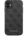 Hurtownia GSM - Etui Guess GUHCN61G4GFGR Apple iPhone 11 szary/grey hard case 4G Metal Gold Logo - GUE1829GRY - {ean13} - Hurt