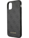 Hurtownia GSM - Etui Guess GUHCN61G4GFGR Apple iPhone 11 szary/grey hard case 4G Metal Gold Logo - GUE1829GRY - {ean13} - Hurt