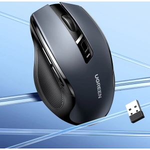 Hurtownia GSM - Bezdrátová myš UGREEN MU006 USB 2.4GHz 4000DPI černá - UGR1323BLK - {ean13} - Hurt