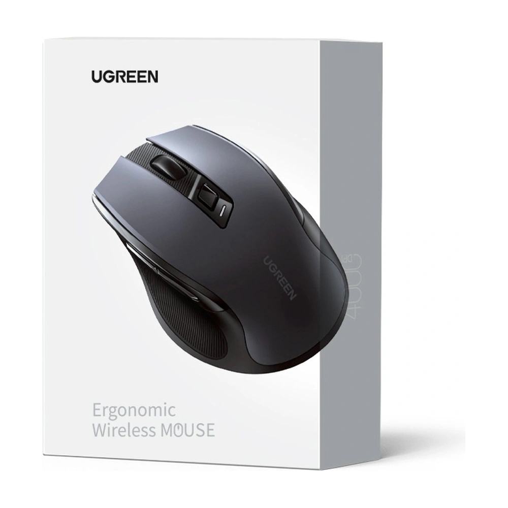 UGREEN MU006 USB optical wireless mouse 2.4GHz 4000DPI black