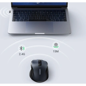 Hurtownia GSM - Mysz bezprzewodowa UGREEN MU006 USB 2.4GHz 4000DPI czarny - UGR1323BLK - {ean13} - Hurt