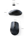 Hurtownia GSM - Mysz bezprzewodowa UGREEN MU006 USB 2.4GHz 4000DPI czarny - UGR1323BLK - {ean13} - Hurt