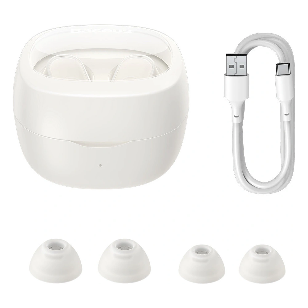Hurtownia GSM - Słuchawki TWS Baseus Bowie WM02 Bluetooth 5.3 biały - BSU3380WHT - {ean13} - Hurt