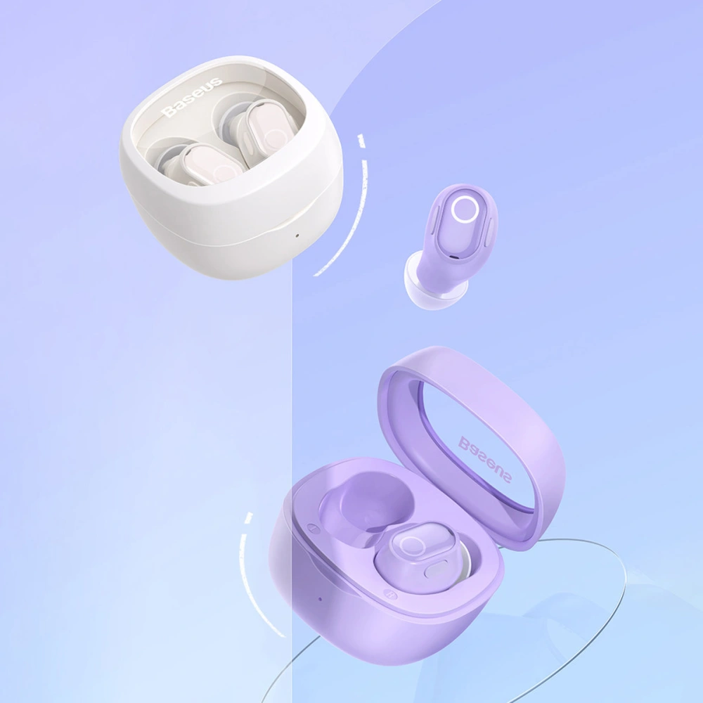 Wholesale Baseus Bowie WM02 TWS Bluetooth 5.3 wireless headphones white - BSU3380WHT - {ean13} - Hurt