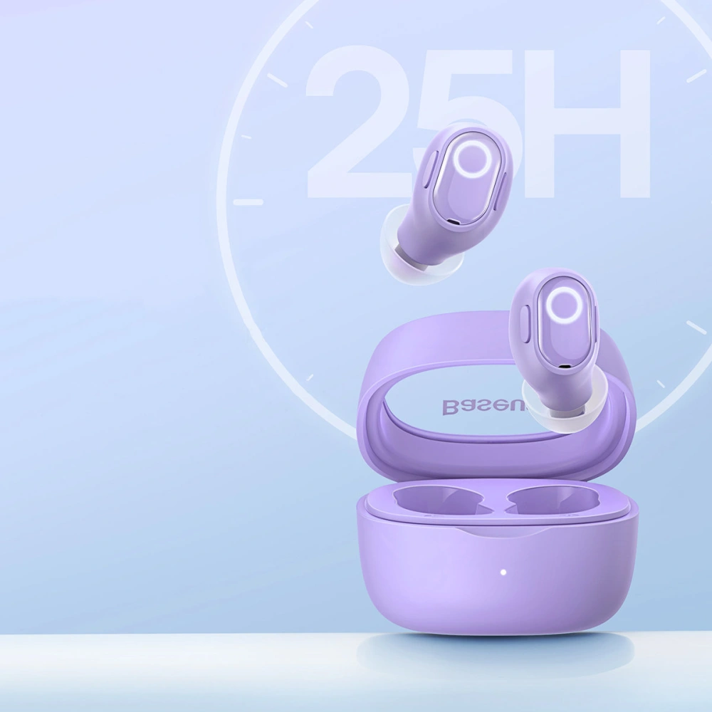 Wholesale Baseus Bowie WM02 TWS Bluetooth 5.3 wireless headphones purple - BSU3381PRP - {ean13} - Hurt
