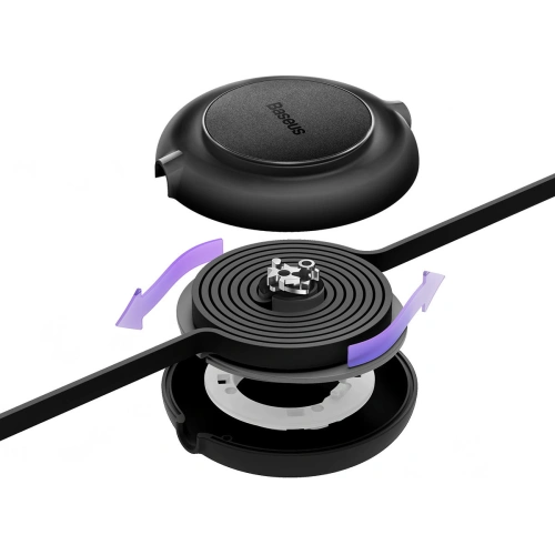 Kabel Baseus Bright Mirror 2 3w1 USB-A - microUSB + Lightning + USB-C 3.5A 1.1m czarny