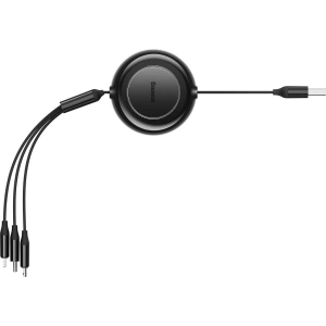 Hurtownia GSM - Kabel Baseus Bright Mirror 2 3w1 USB-A - microUSB + Lightning + USB-C 3.5A 1.1m czarny - BSU3382BLK - {ean13} - Hurt