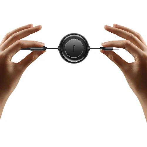 Kabel Baseus Bright Mirror 2 3w1 USB-A - microUSB + Lightning + USB-C 3.5A 1.1m czarny