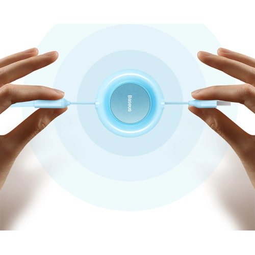 Kabel Baseus Bright Mirror 2 3w1 USB-A - microUSB + Lightning + USB-C 3.5A 1.1m czarny