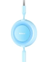Kabel Baseus Bright Mirror 2 3w1 USB-A - microUSB + Lightning + USB-C 3.5A 1.1m modrý
