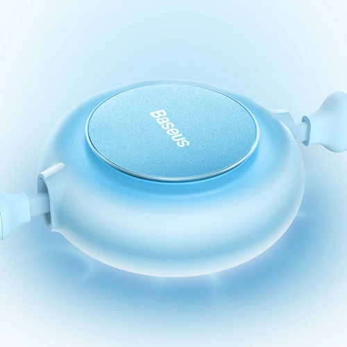 Kabel Baseus Bright Mirror 2 3w1 USB-A - microUSB + Lightning + USB-C 3.5A 1.1m błękitny