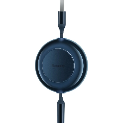 Kabel Baseus Bright Mirror 2 3w1 USB-A - microUSB + Lightning + USB-C 3.5A 1.1m granatowy