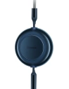 Kabel Baseus Bright Mirror 2 3w1 USB-A - microUSB + Lightning + USB-C 3.5A 1.1m modrý