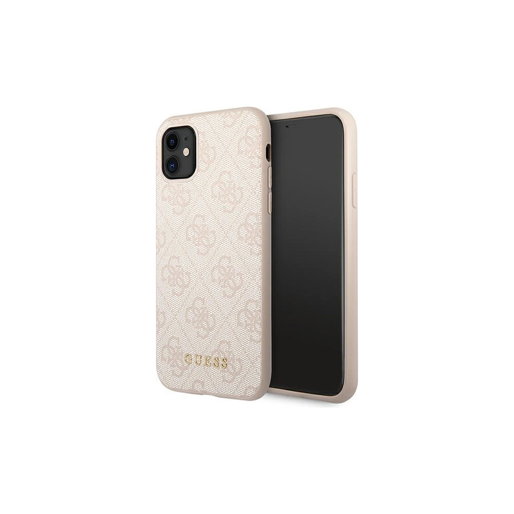 Hurtownia GSM - Etui Guess GUHCN61G4GFPI Apple iPhone 11 růžový/pink hard case 4G Metal Gold Logo - GUE1830PNK - {ean13} - Hurt
