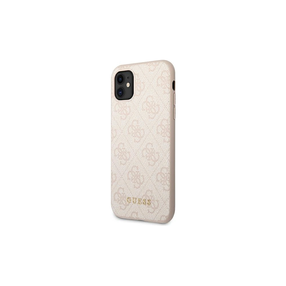 Hurtownia GSM - Etui Guess GUHCN61G4GFPI Apple iPhone 11 růžový/pink hard case 4G Metal Gold Logo - GUE1830PNK - {ean13} - Hurt