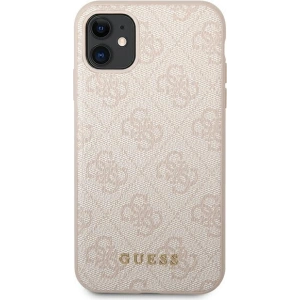 Hurtownia GSM - Etui Guess GUHCN61G4GFPI Apple iPhone 11 różowy/pink hard case 4G Metal Gold Logo - GUE1830PNK - {ean13} - Hurt