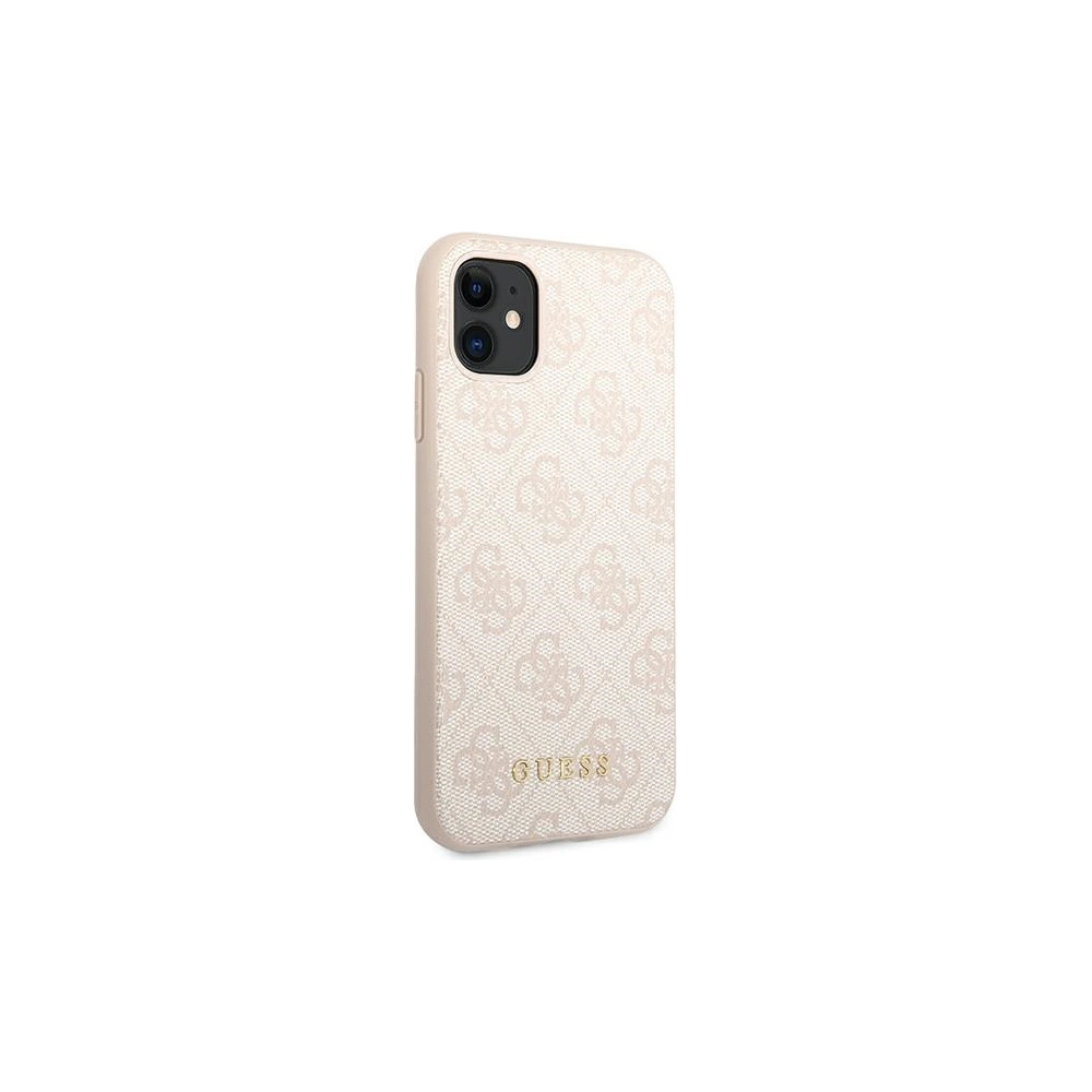 Hurtownia GSM - Etui Guess GUHCN61G4GFPI Apple iPhone 11 růžový/pink hard case 4G Metal Gold Logo - GUE1830PNK - {ean13} - Hurt