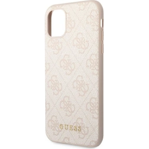 Hurtownia GSM - Etui Guess GUHCN61G4GFPI Apple iPhone 11 różowy/pink hard case 4G Metal Gold Logo - GUE1830PNK - {ean13} - Hurt