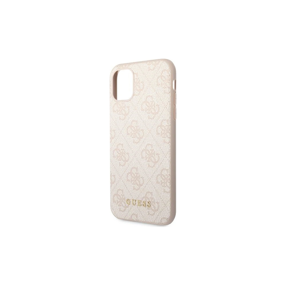 Hurtownia GSM - Etui Guess GUHCN61G4GFPI Apple iPhone 11 růžový/pink hard case 4G Metal Gold Logo - GUE1830PNK - {ean13} - Hurt