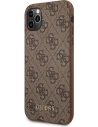 Hurtownia GSM - Etui Guess GUHCN65G4GFBR Apple iPhone 11 Pro Max hnědý/brown tvrdý obal 4G Metal Gold Logo - GUE1831BR - {ean13} - Hurt