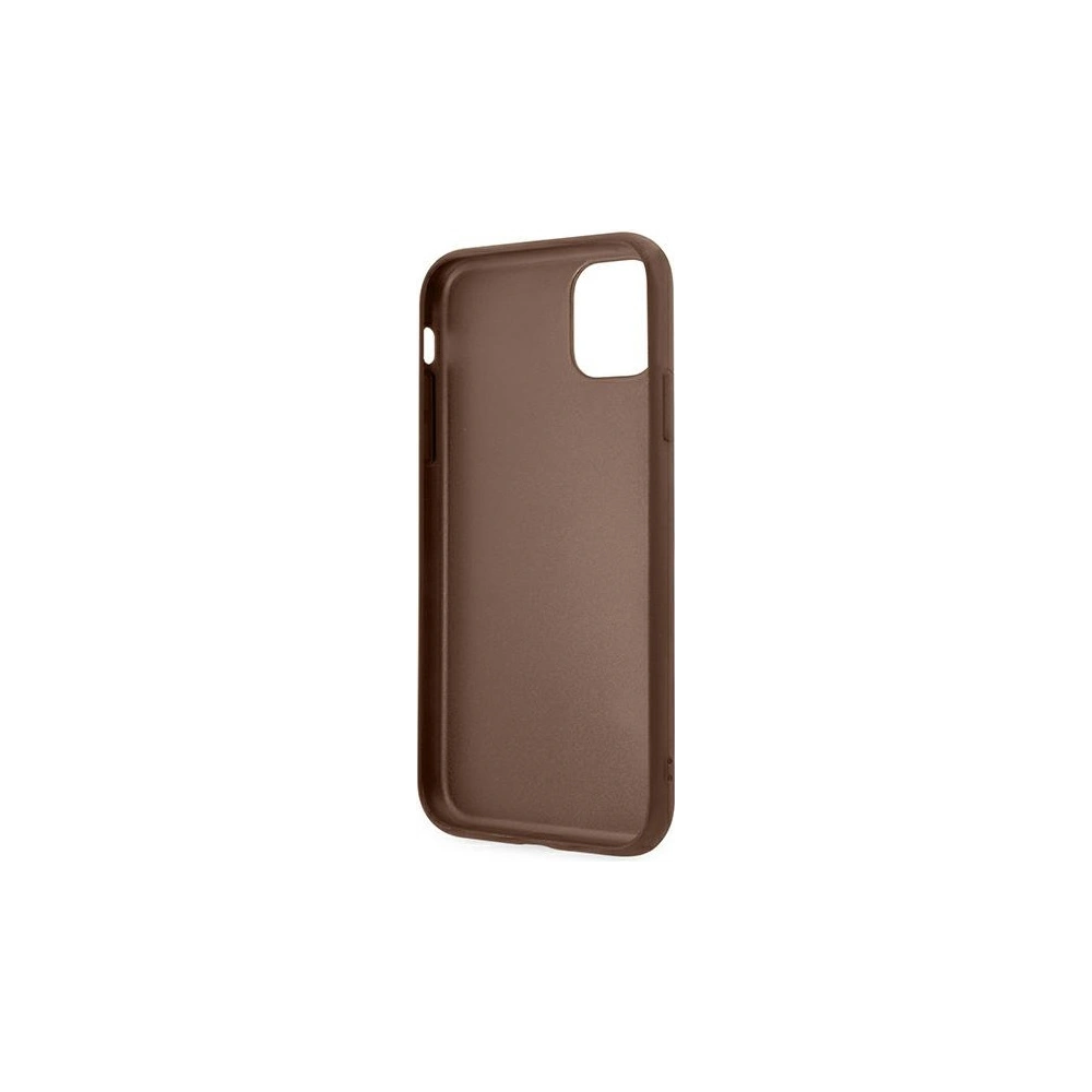 Hurtownia GSM - Etui Guess GUHCN65G4GFBR Apple iPhone 11 Pro Max hnědý/brown tvrdý obal 4G Metal Gold Logo - GUE1831BR - {ean13} - Hurt